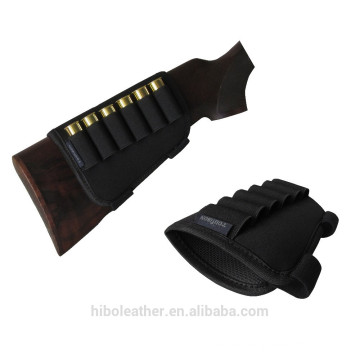 Portacepillos ajustable con rifle de escopeta Cheek Rest Pouch Buttstock